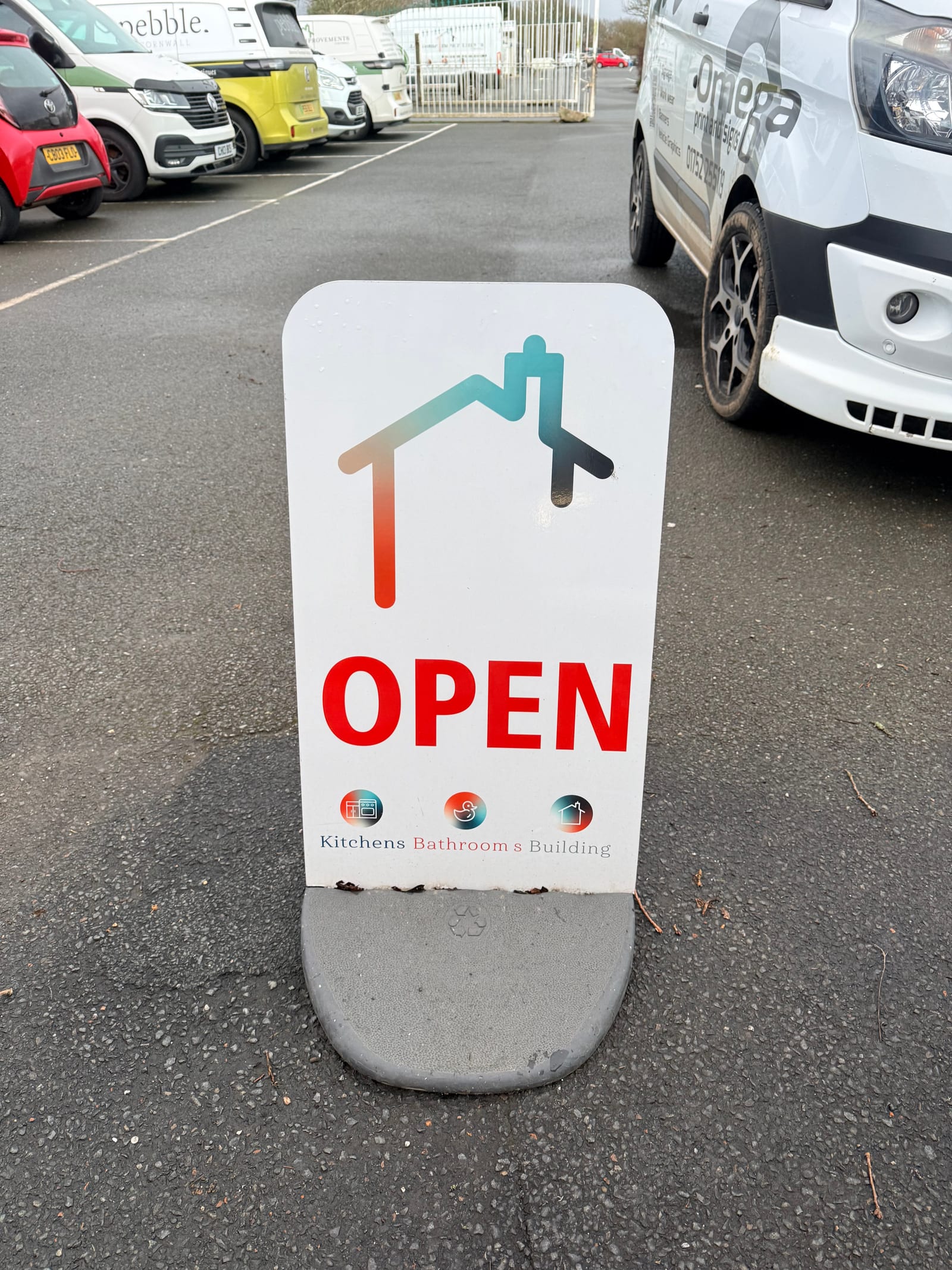 Forecourt A-board