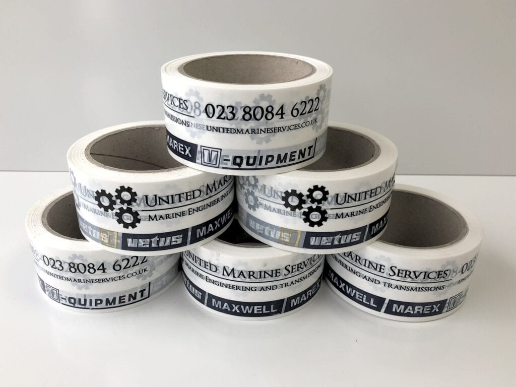 Custom printed tape