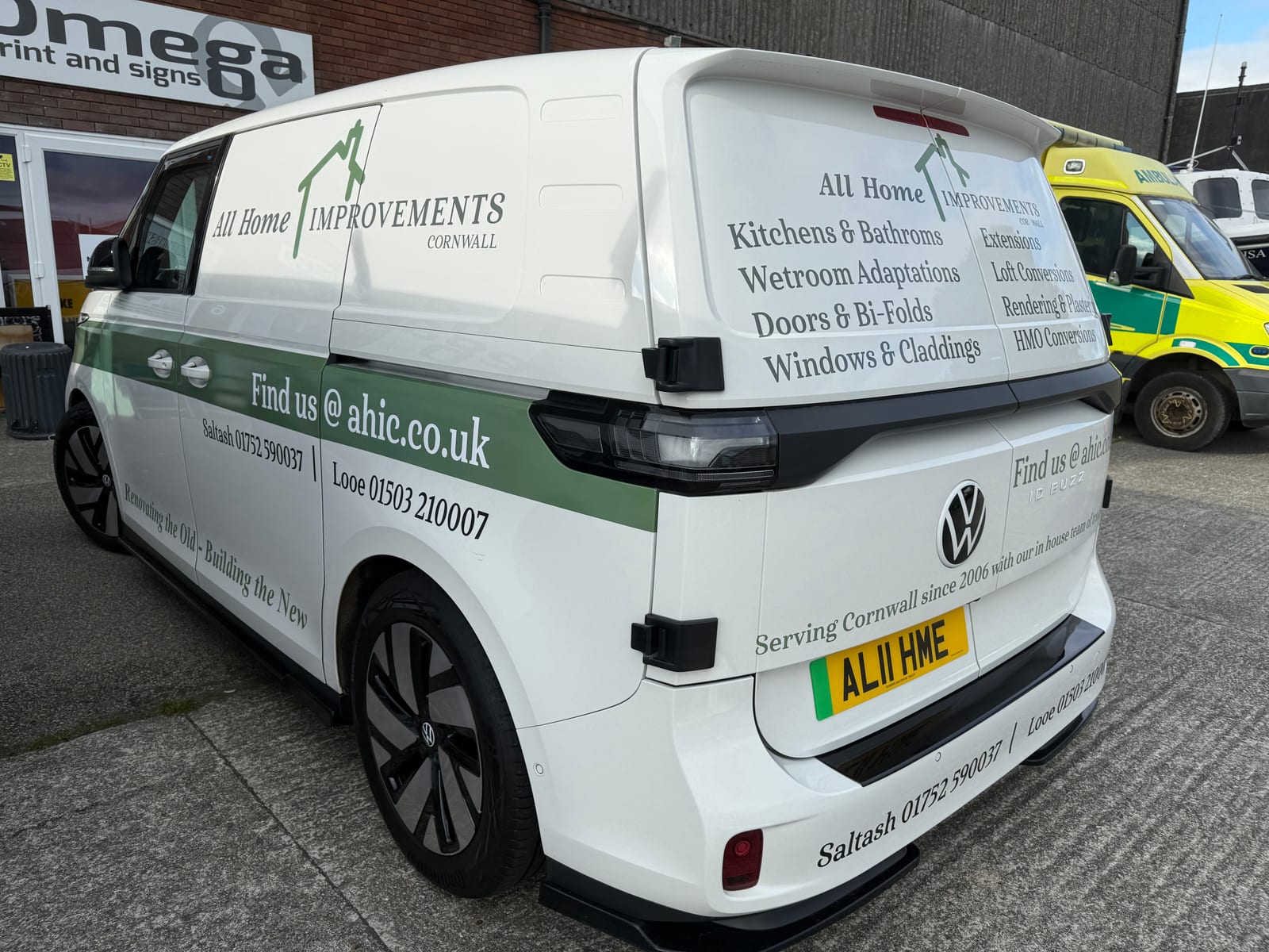 All Home Improvements — logo & livery by Omega Print & Signs