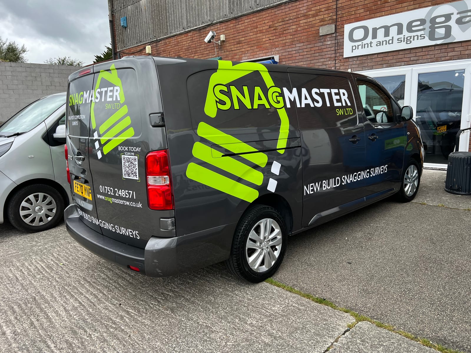 Partial van wrap by Omega Print & Signs